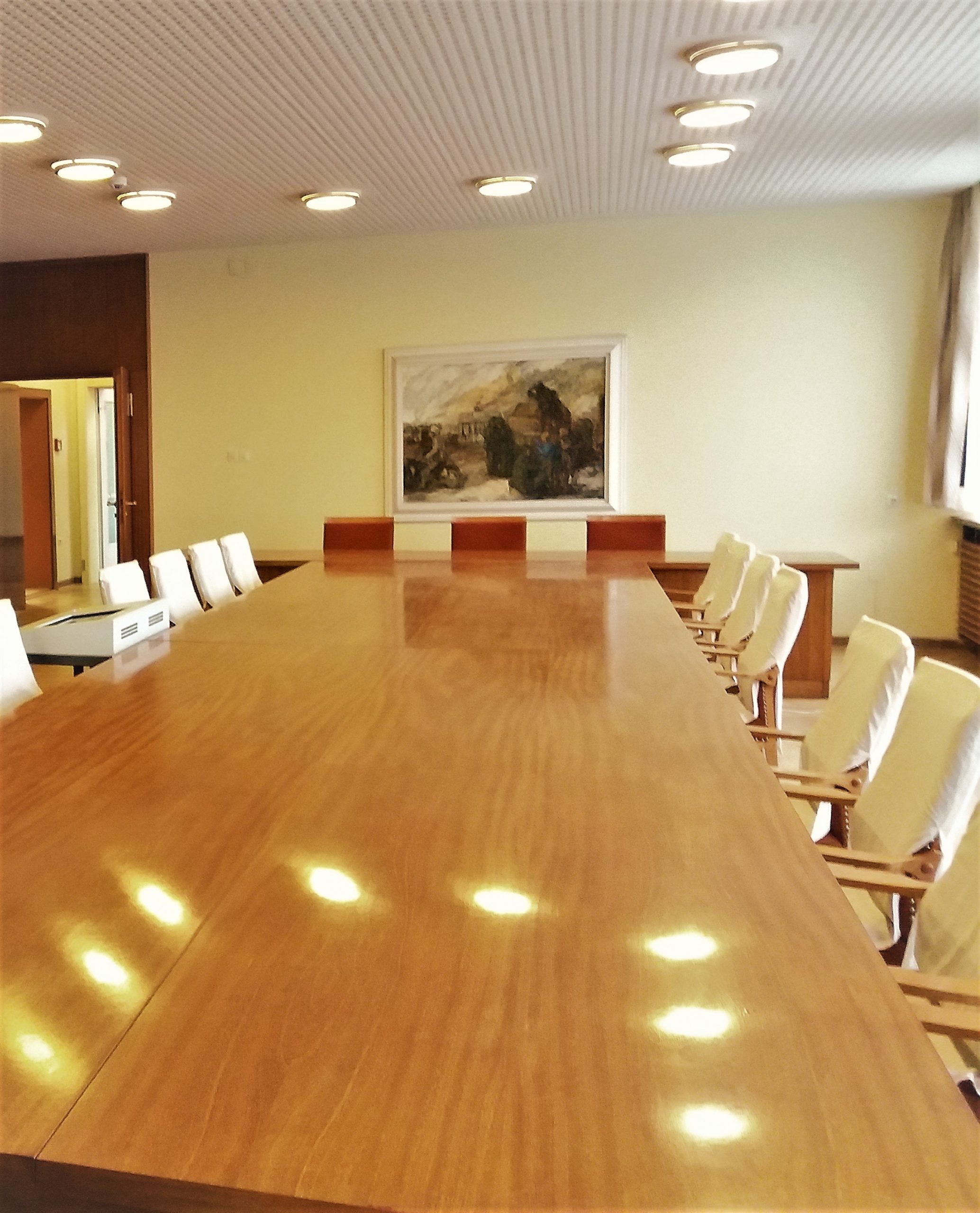 sala konferencyjna w siedzibie Stasi w dawnym NRD